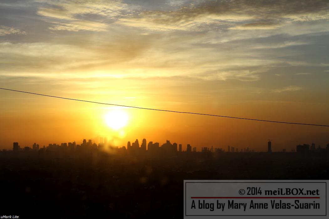 From Cristina Villas, one can have a nice view of Metro Manila on a good day. [Photo by Mary Anne Velas-Suarin]