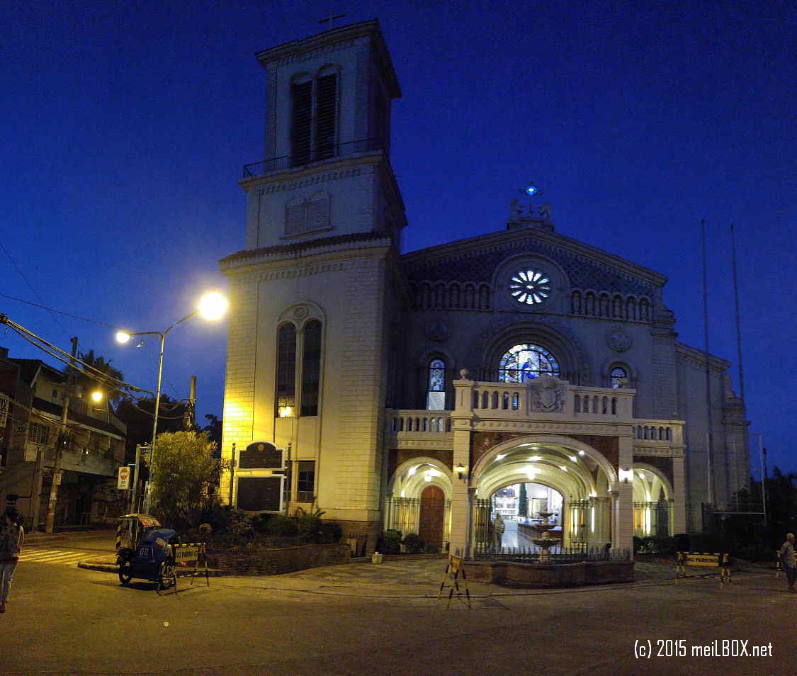 Immaculate Conception Cathedral of Cubao, at dawn. [Image by JR Suarin]