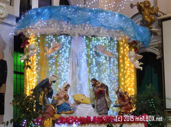 Christmas reminds us of the most powerful LOVE that we will ever experience. [Nativity scene at Sacred Heart of Jesus Parish in Quezon City. Image by M. Velas-Suarin]