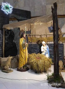 The Nativity Scene at the Saint Paul the Apostle Parish [Image by M. Velas-Suarin]